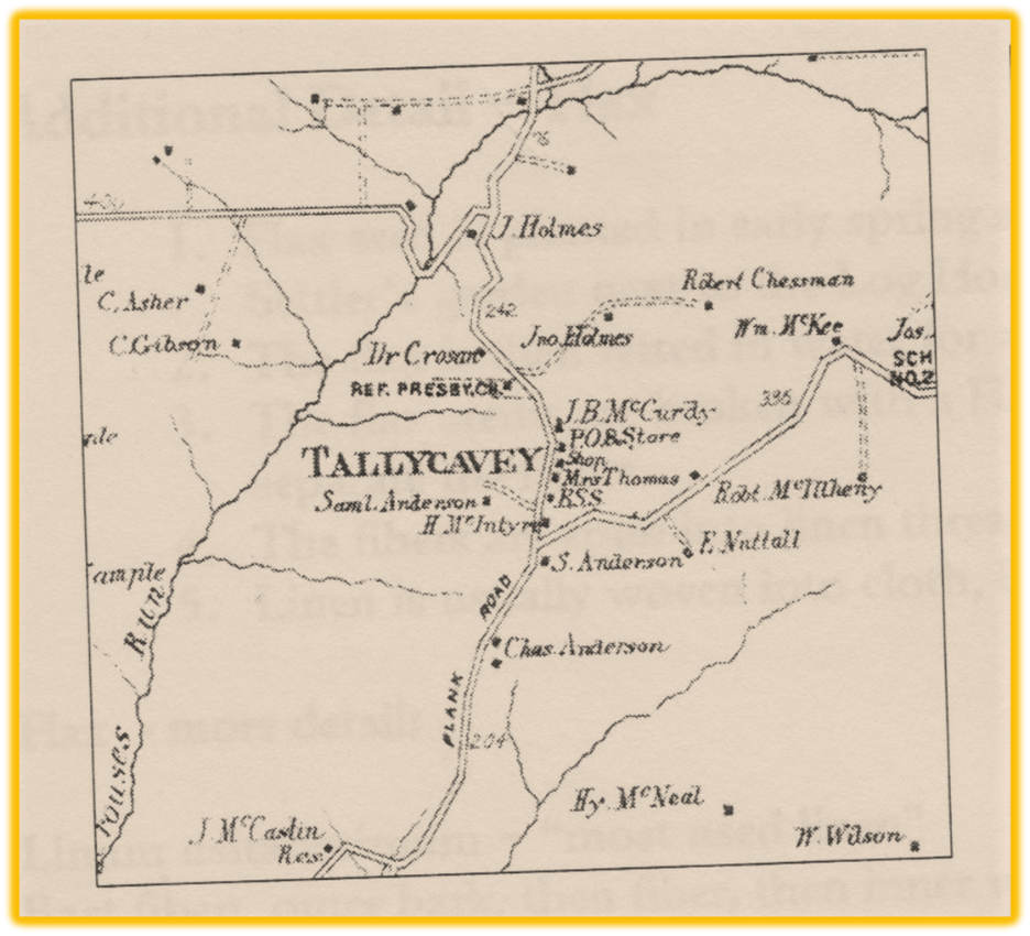 Talley Cavey Map